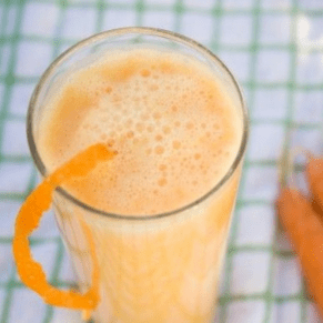Jugo de zanahoria para los parásitos.